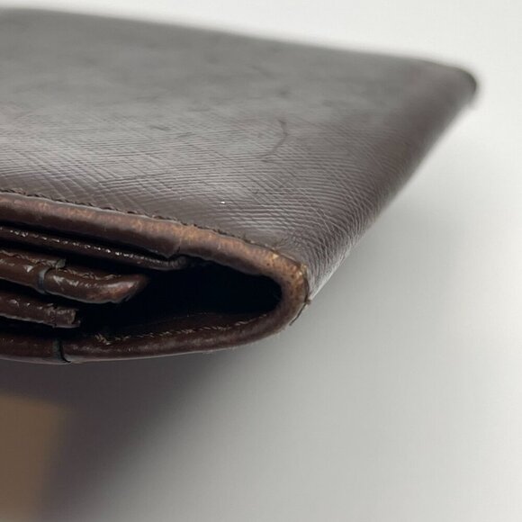 Givenchy Brown Leather Bifold Wallet with ID Pocket - Preowned - Picture 8 of 15